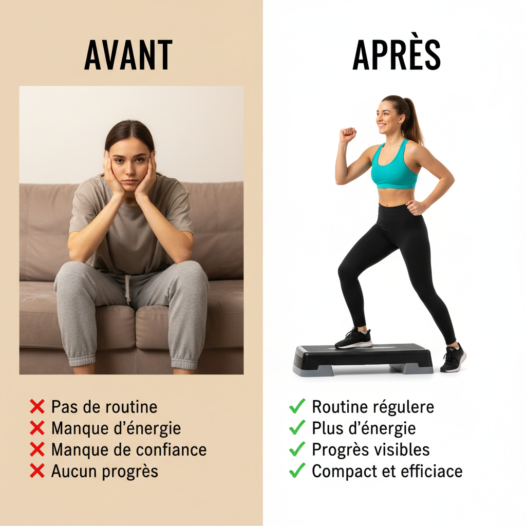 Step fitness - Avant/Après