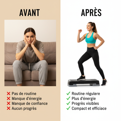 Step fitness - Avant/Après